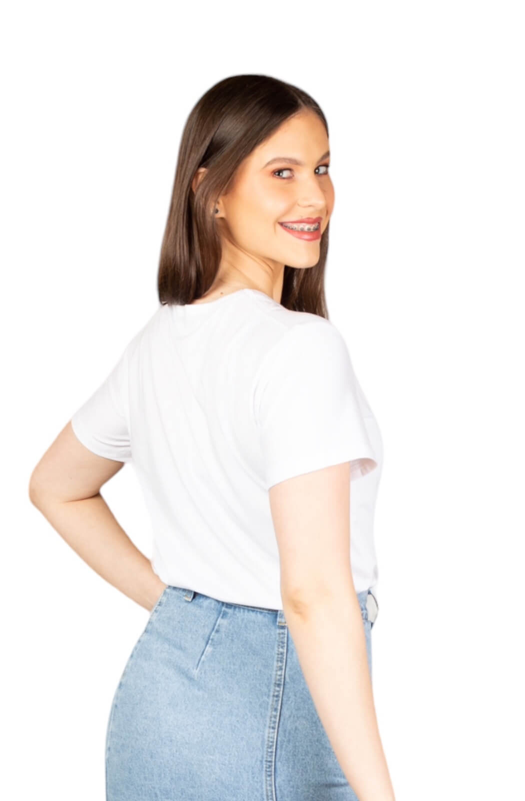Polera Queens blanca