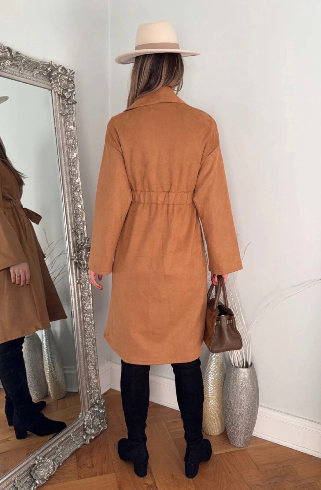 Abrigo mujer camel